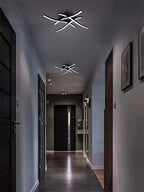 Modern LED Wave Ceiling Light – Minimalist Fixture for Living Room Bedroom