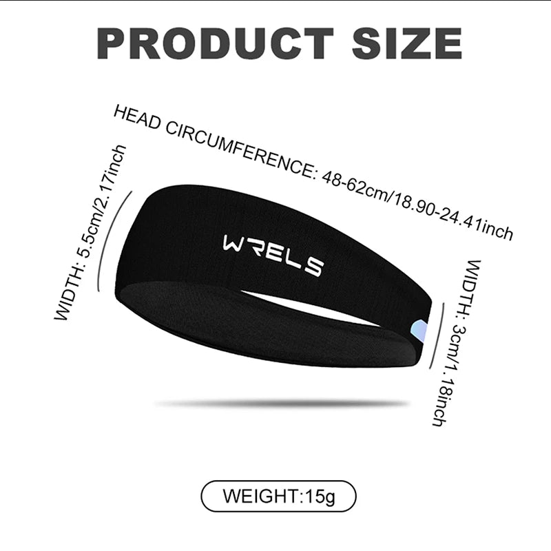 Stretchy Sports Sweatband – Moisture Wicking Headband for Gym and Fitness