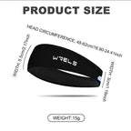 Stretchy Sports Sweatband – Moisture Wicking Headband for Gym and Fitness