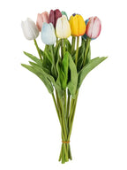 Real Touch Artificial Tulip Flowers – Decorative Floral Bouquet for Wedding Home