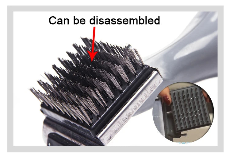 BBQ Steam Cleaning Brush – Scraper Tool for Gas and Charcoal Grills