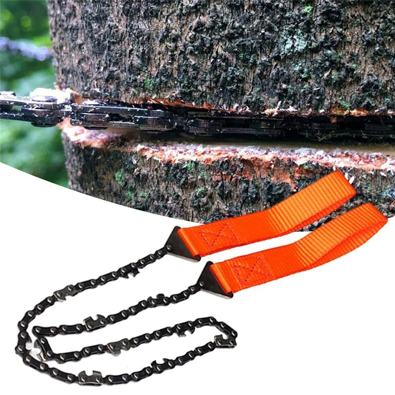 Portable Wire Saw – 11-Teeth Hand Chain Saw for Outdoor Mountaineering
