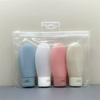 Refillable Silicone Travel Bottles – 60ml Squeeze Containers for Toiletries