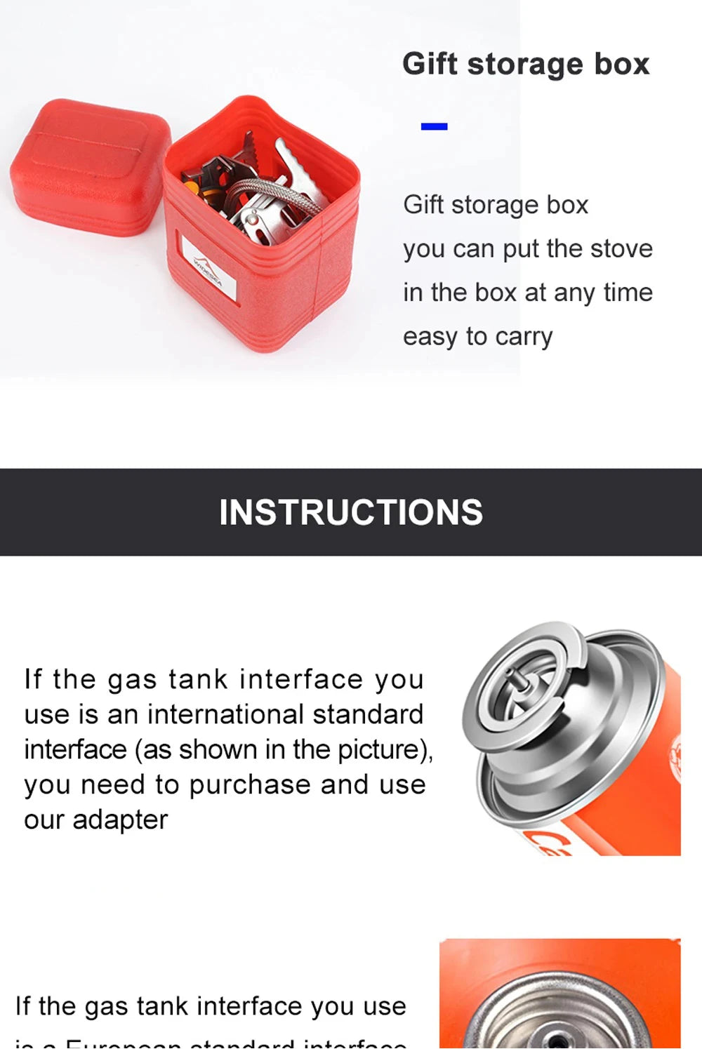 Portable Folding Camping Stove – 3500W High Power for Hiking and Backpacking