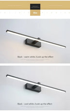 Modern LED Wall Mirror Light – Waterproof Bathroom Vanity Lamp for Makeup