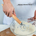 Danish Dough Whisk – Stainless Steel Wire Tool for Baking Artisan Bread