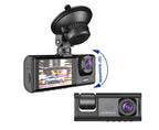 Triple Lens Dash Cam – 1080P Front and Rear Vehicle Recorder for Night Vision