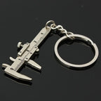Metal Vernier Caliper Keychain – Miniature Bottle Opener for Car Accessories