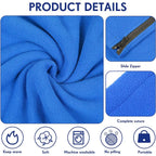 Fleece Sleeping Bag – 180x80cm Thermal Liner for Outdoor Camping and Travel