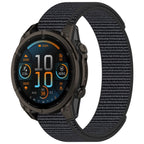Nylon Hook and Loop Sport Strap – Adjustable Wristband for Garmin Fenix Series