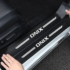 Carbon Fiber Door Sill Guards – Anti-Scratch Protection for ONIX Vehicles
