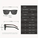 Polarized UV400 Sunglasses – Unisex Sport Eyewear for Outdoor Fishing