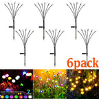 Starburst Solar Firefly Lights – Waterproof LED Lamps for Garden Path Decor