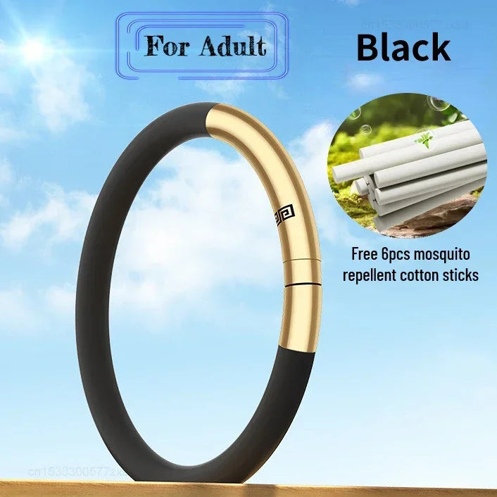 Essential Oil Mosquito Repellent Bracelet – Waterproof Wristband for Outdoor Travel