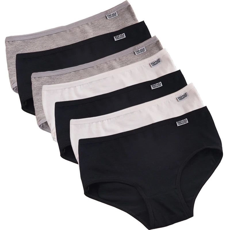Cotton Brief Panties – Plus Size Women's Sexy Underwear for Daily Comfort