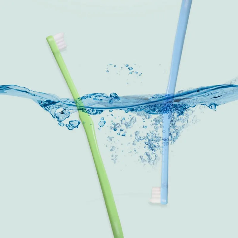 Small Head Dog Toothbrush – Soft Bristle Oral Care for Cats and Dogs