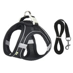 Adjustable Breathable Dog Harness – Safety Vest for Small Pets