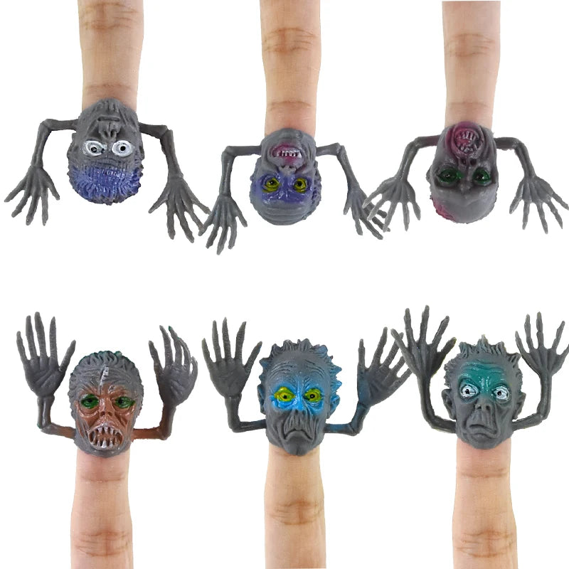 Mini Monster Finger Puppets – Spooky Ghost Zombie Toys for Kids Parties