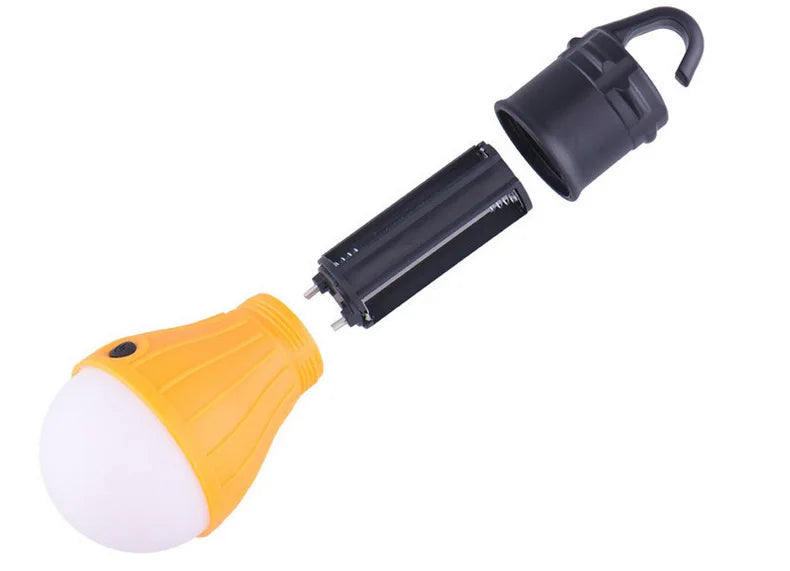 Portable LED Hanging Lantern – Soft Light Bulb for Camping and Fishing