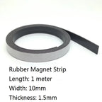 Flexible Rubber Magnetic Tape – Self-Adhesive Strip for DIY Home Crafts