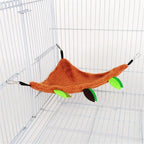 Plush Hamster Hanging Tunnel – Warm Cage Swing Set for Small Animals