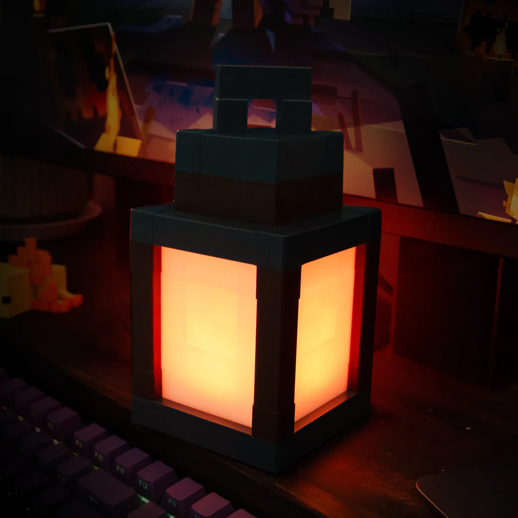 Pixel Style LED Lantern – 16 Color Portable Light for Home Decoration