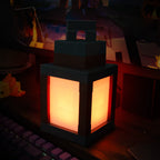 Pixel Style LED Lantern – 16 Color Portable Light for Home Decoration