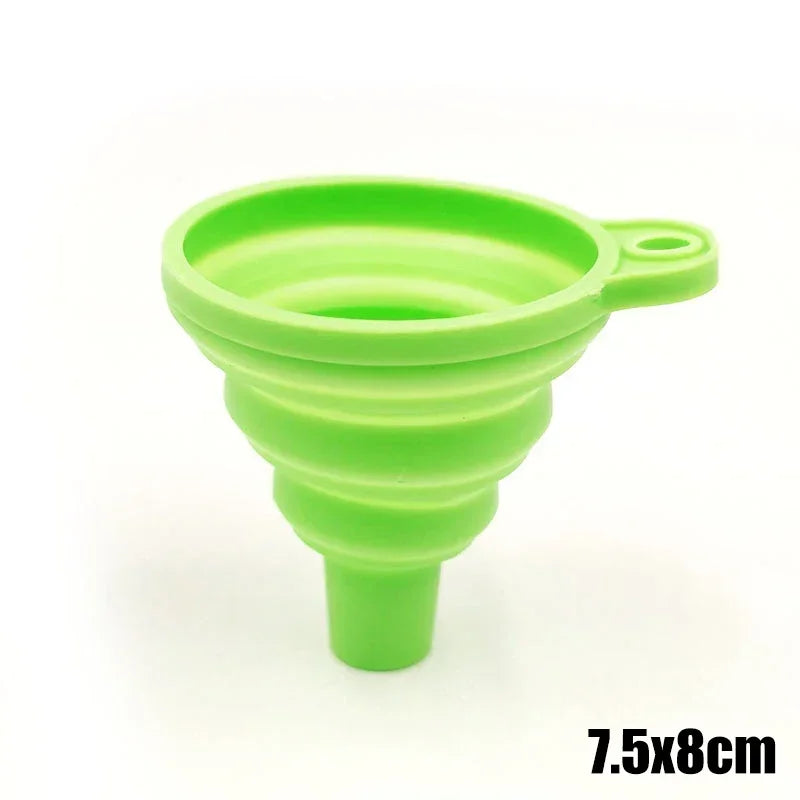 Foldable Silicone Engine Funnel – Portable Liquid Tool for Oil Changes