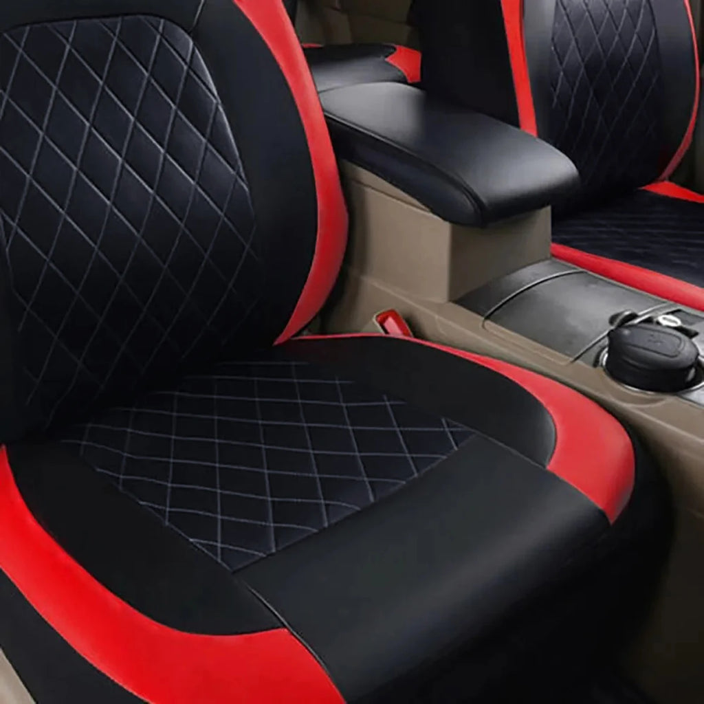 Waterproof PU Leather Car Seat Cover – All Season Full Coverage for SUV Sedan