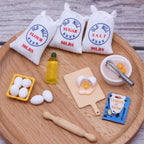 Miniature Kitchen Utensil Set – 1:12 Scale Baking Tools for Dollhouse Decor
