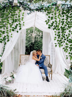 Artificial Green Dill Leaf Vine – 2m Hanging Garland for Wedding Decor