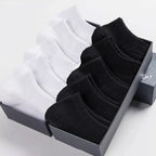 Cotton Ankle Socks – Breathable Solid Color Footwear for Sports and Gym