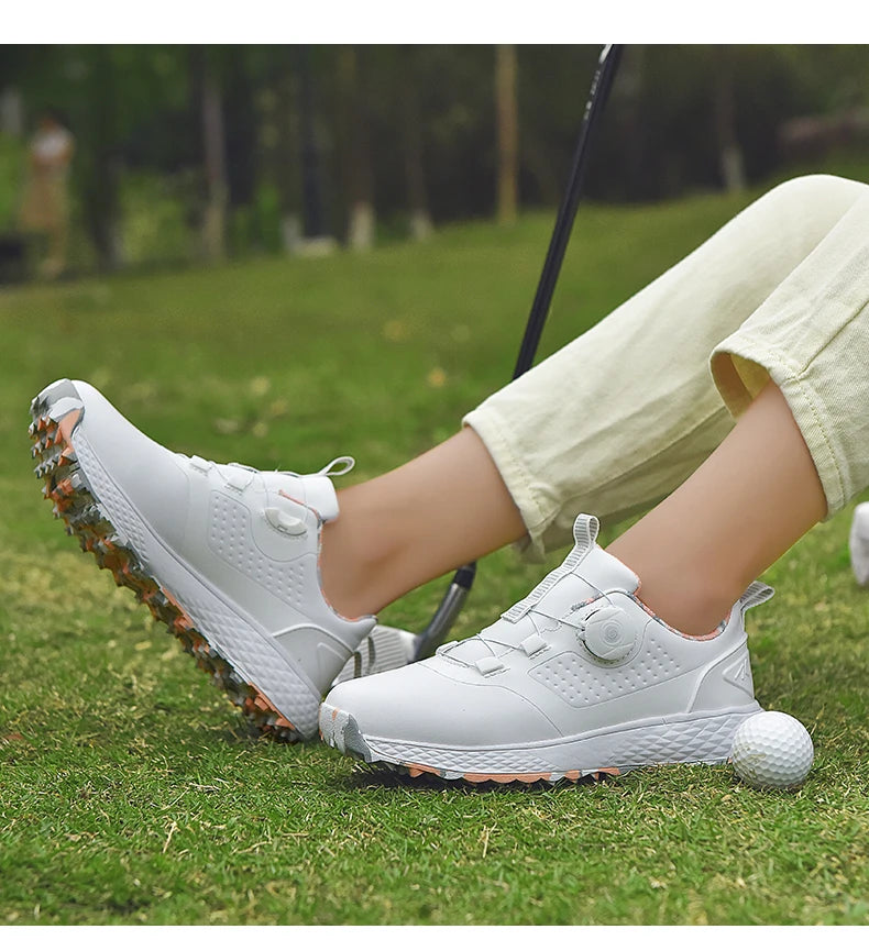 Waterproof Golf Sneakers – Casual Athletic Footwear for Men and Women