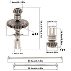 Metal Slipper Clutch Central Drive Shaft – Upgrade Parts for RC Cars