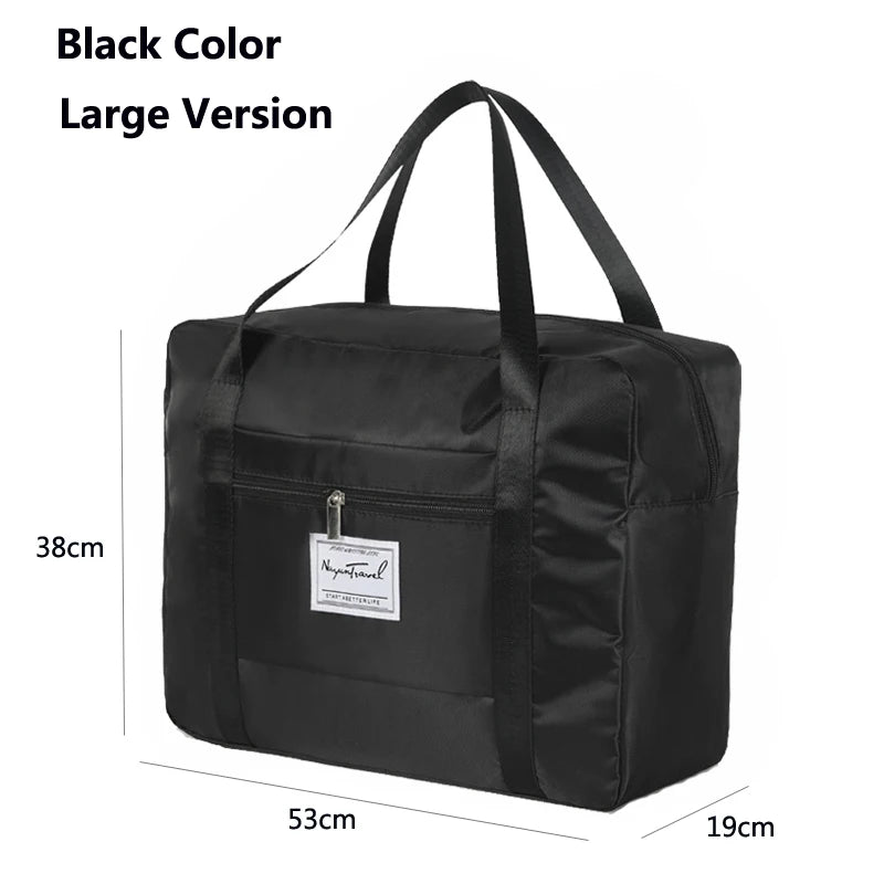 Foldable Travel Duffel Bag – Large Waterproof Carry-on for Airline Trips