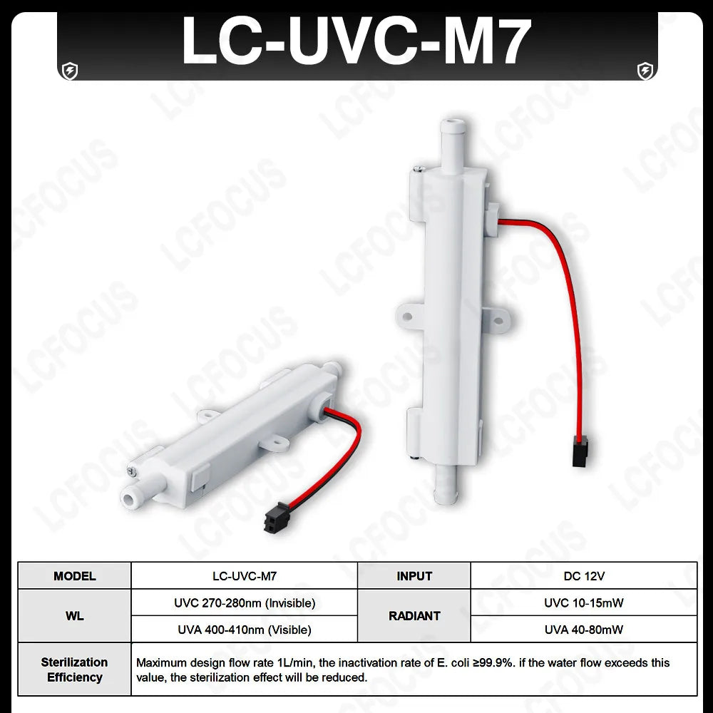 Deep UV UVC LED Lamp – 270nm-280nm Ultraviolet Light for Water Sterilization