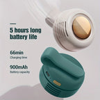 Portable Bladeless Waist Fan – 3-Speed Silent Cooling for Outdoor Work