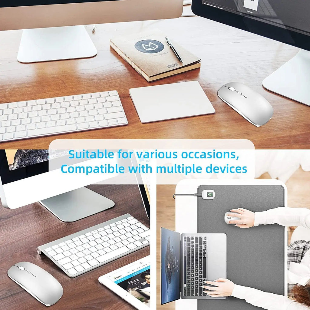 Wireless Gaming Mouse – Dual Mode Ergonomic Rechargeable for PC Laptop Mac