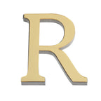 3D Gold Acrylic Letter Wall Stickers – Self-Adhesive Alphabet Home Decor