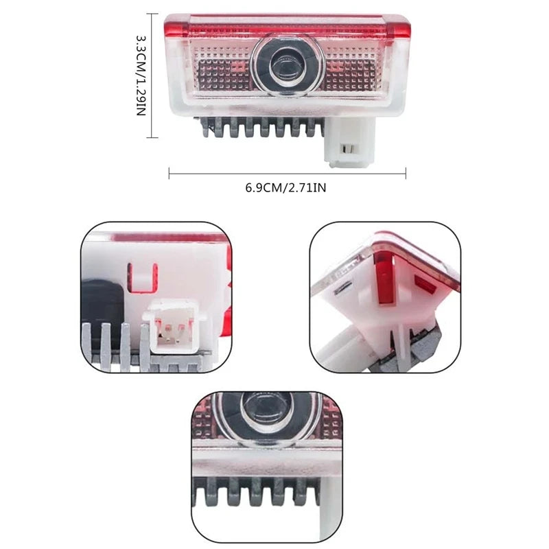 LED Door Projector Lights – Courtesy Welcome Lamps for Mercedes Benz Models