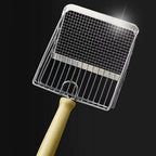 Stainless Steel Cat Litter Scoop – Long Handle Tool for Pet Waste Cleaning