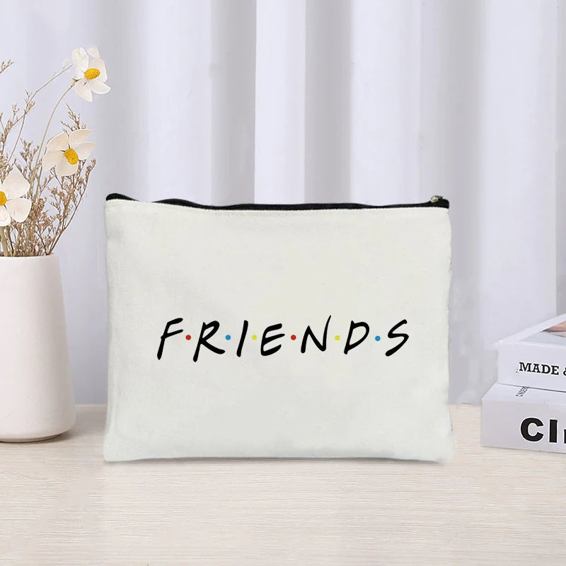 Canvas Friends Makeup Bag – Eco-friendly Cosmetic Organizer for Travel