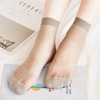 Ultrathin Transparent Boat Socks – Breathable Women's Ankle Socks for Summer