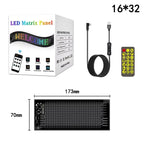 Flexible LED Matrix Panel – RGB Bluetooth App Control for Shop Signage