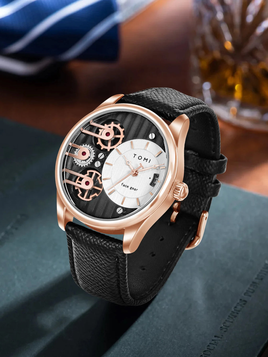 Quartz Men's Wristwatch – Luxury Minimalist Business Gift for Anniversaries