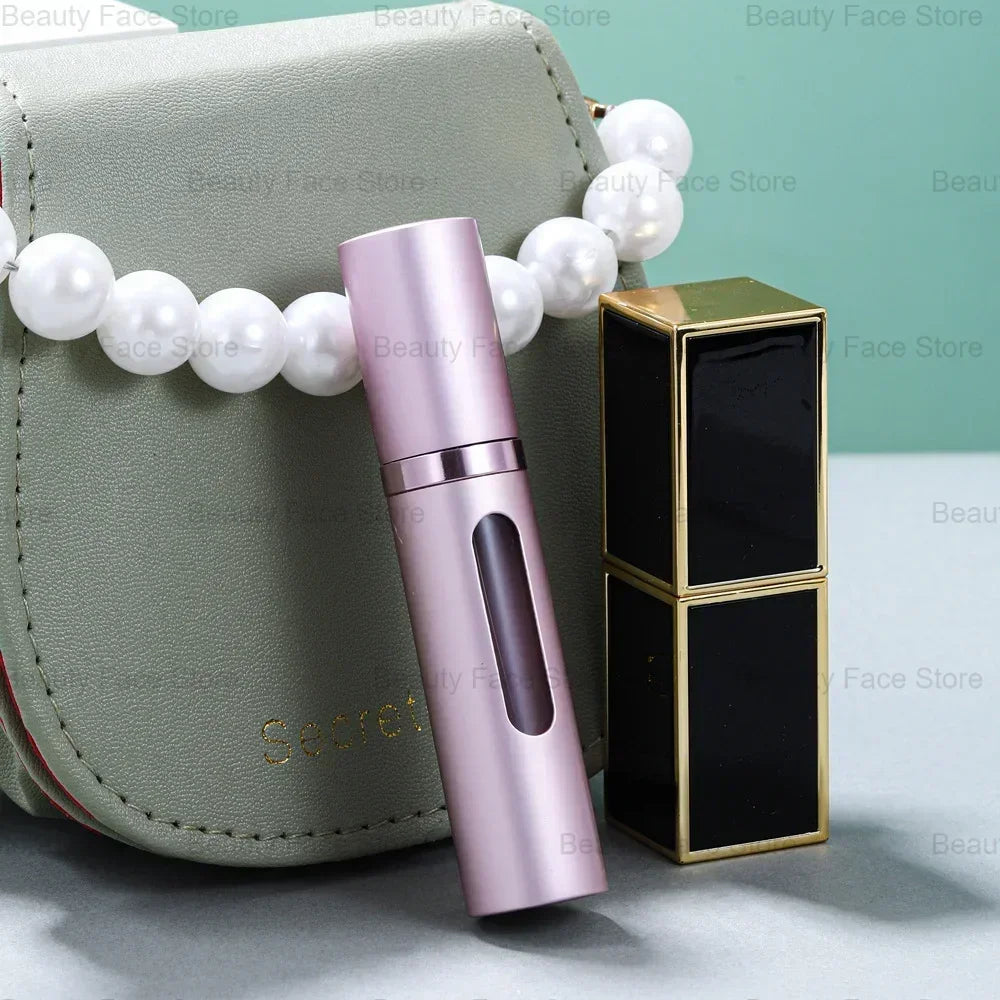Glass Perfume Atomizer – Refillable Travel Spray Bottle for Cosmetics
