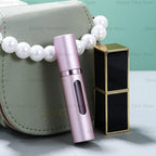 Glass Perfume Atomizer – Refillable Travel Spray Bottle for Cosmetics