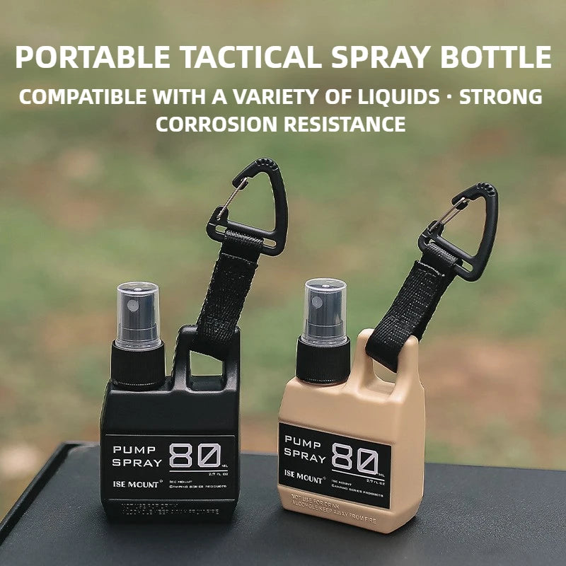 Portable 80ml Spray Bottle – Refillable Cosmetic Container for Outdoor Travel