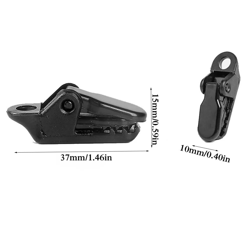 Awning Tarp Clips – Heavy Duty Tent Clamps for Outdoor Camping and Hiking