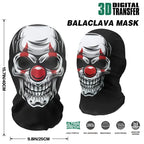 Full Face Skull Animal Mask – Breathable Mesh Headgear for Halloween Cosplay